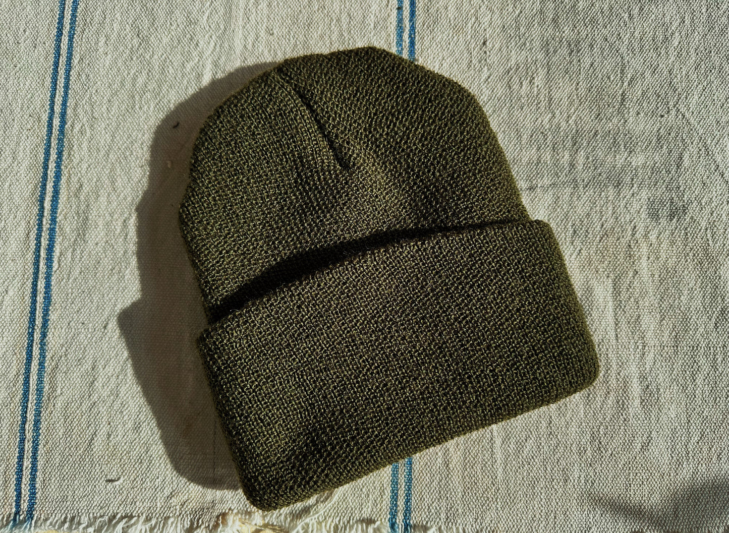 army green beanie