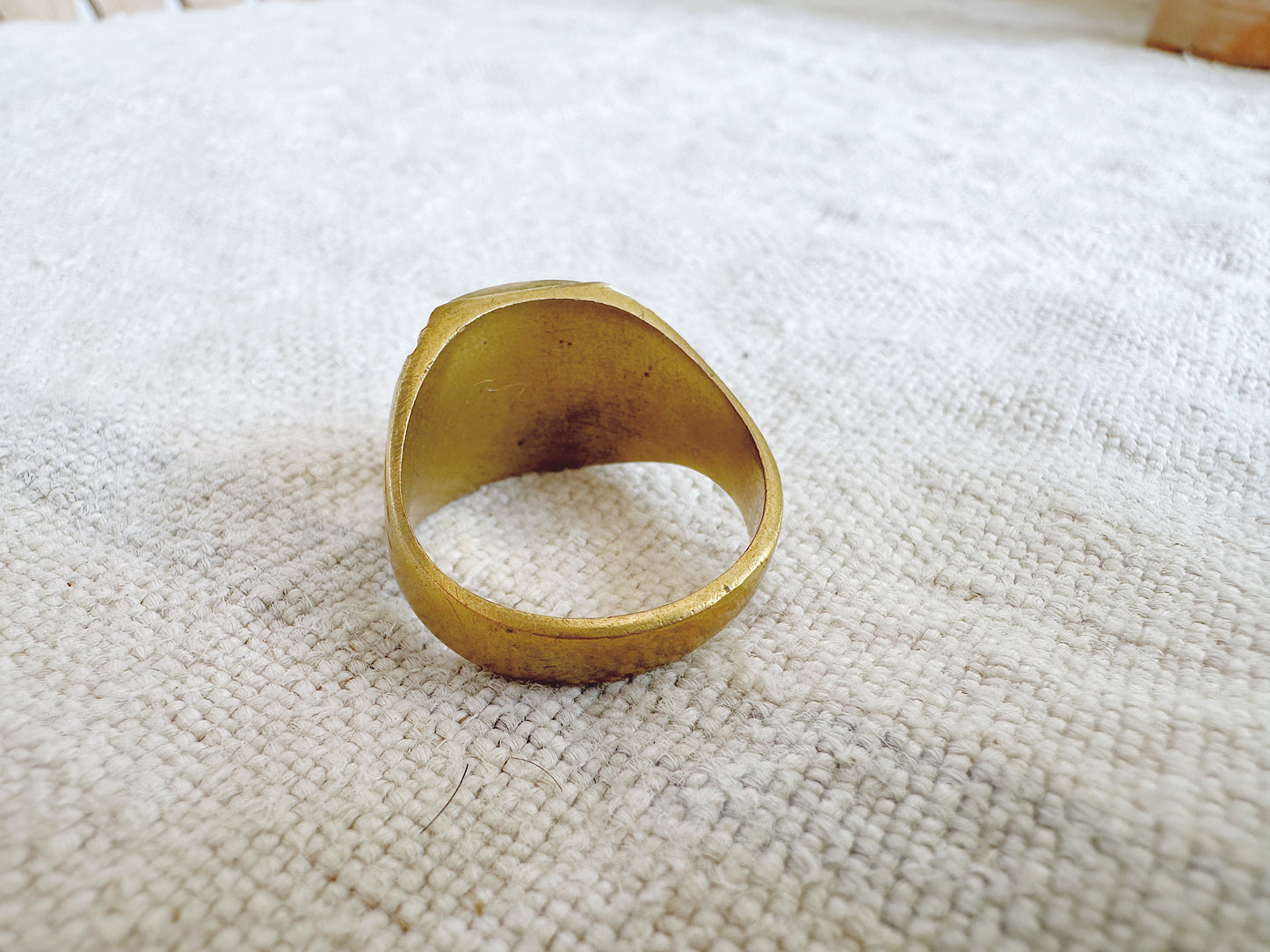 Korea 1952 Trench Art Brass Ring