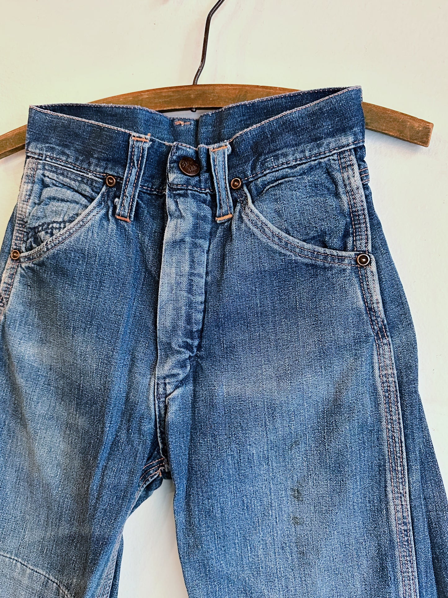 1950s Kids Denim Big Mac Chore Pants