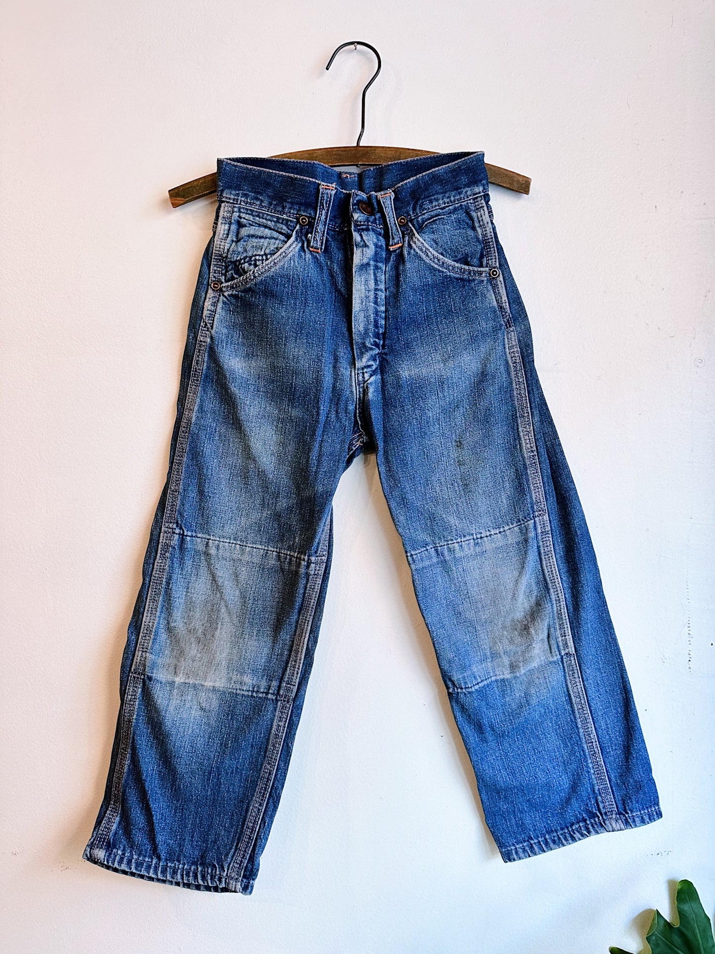 1950s Kids Denim Big Mac Chore Pants