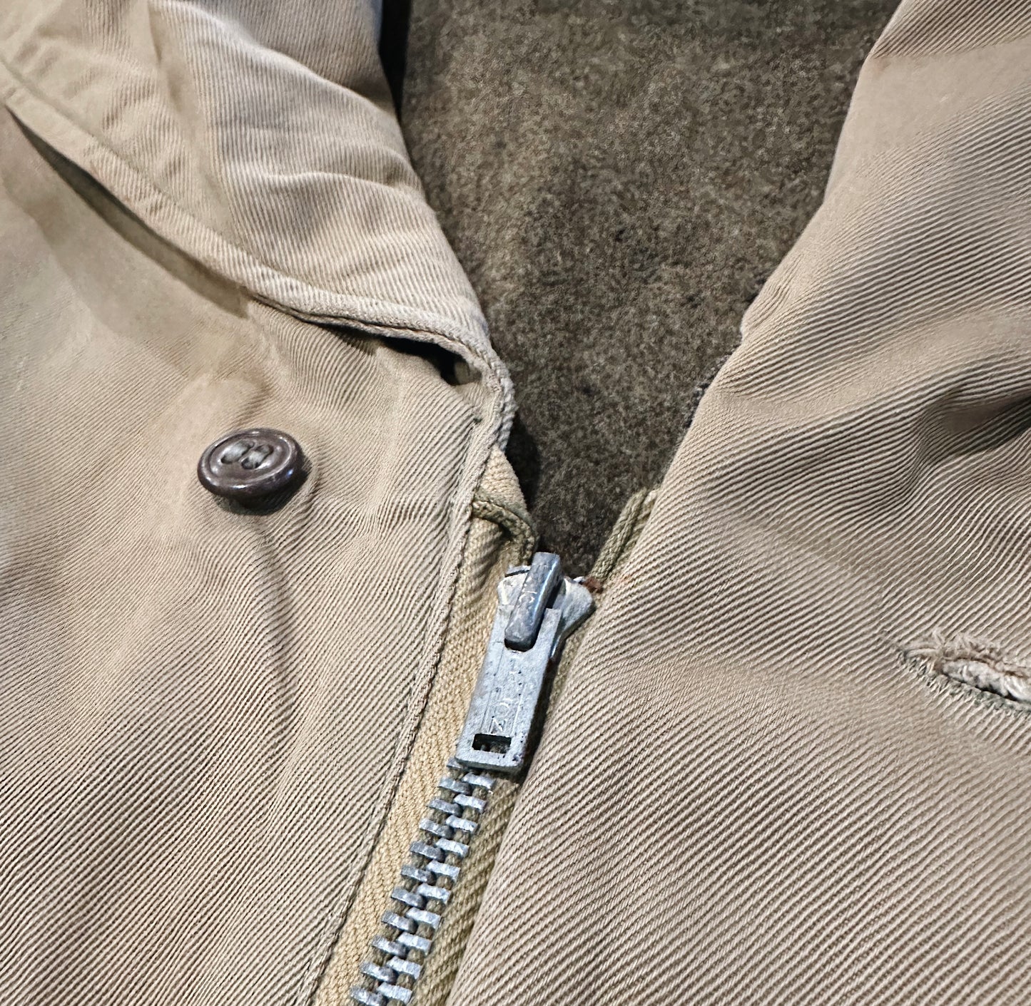 M41 Field Jacket Arctic zipper details 