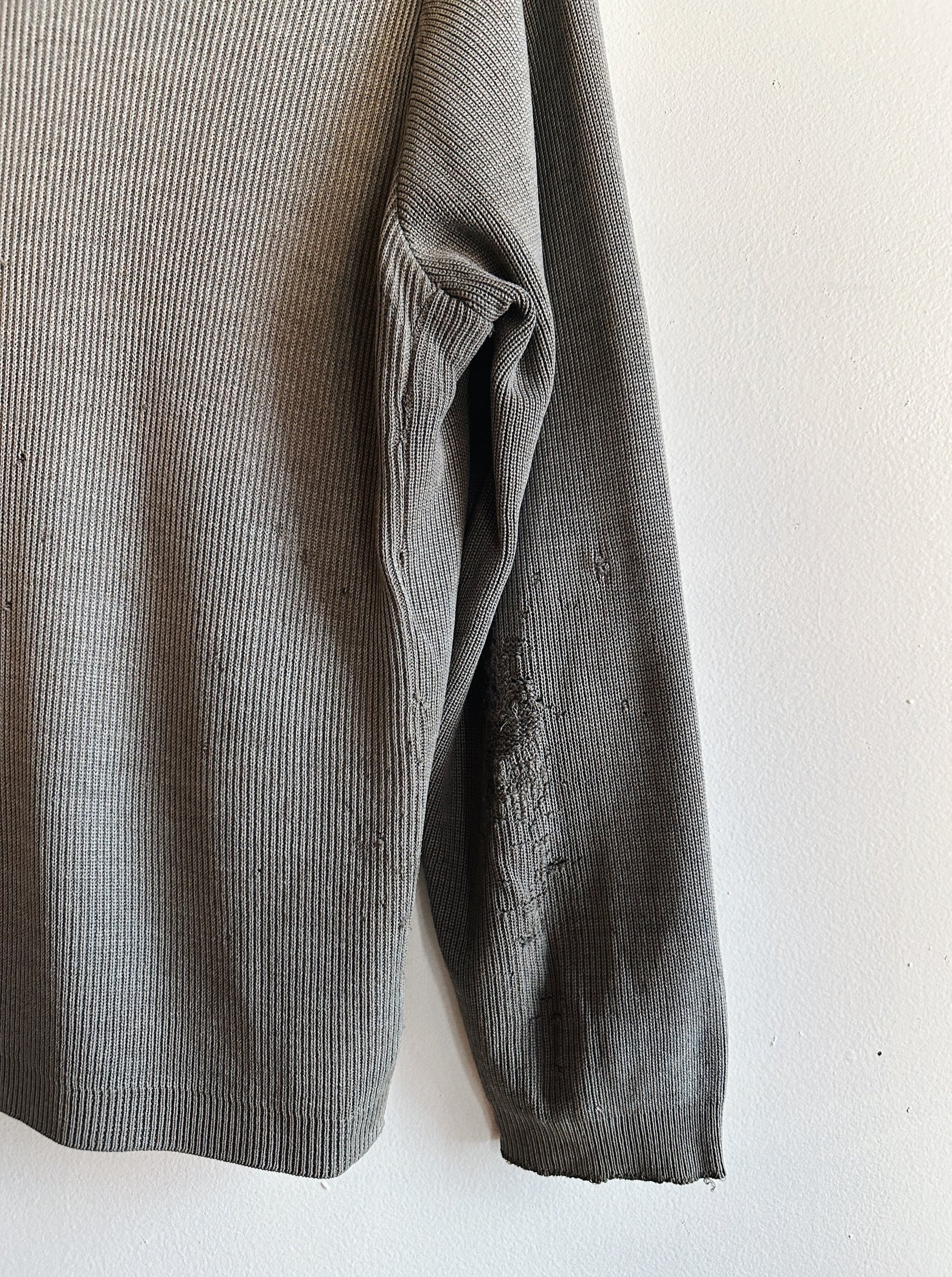 1930 German Knitwear Cardigan sleeve detail