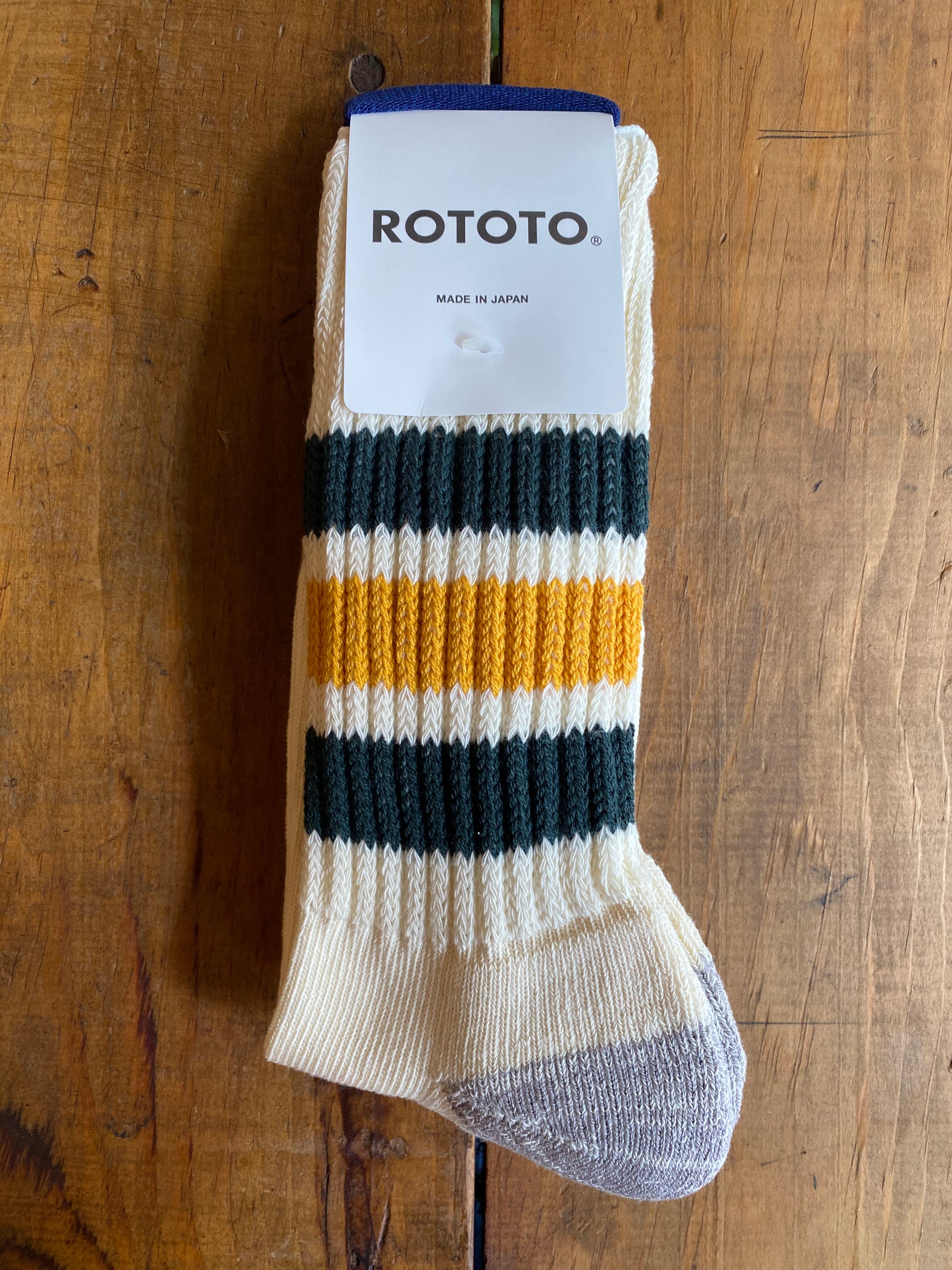 green/ yellow old school socks 