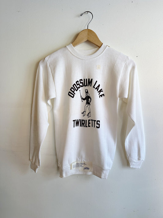 New old stock opossum lake twirletts graphic sweatshirt front 