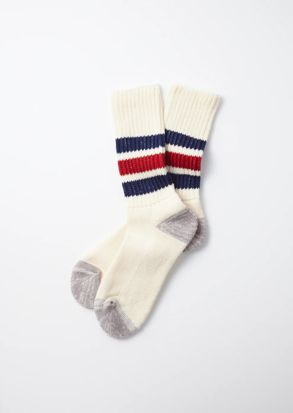 Navy / Dark Red Old school socks 