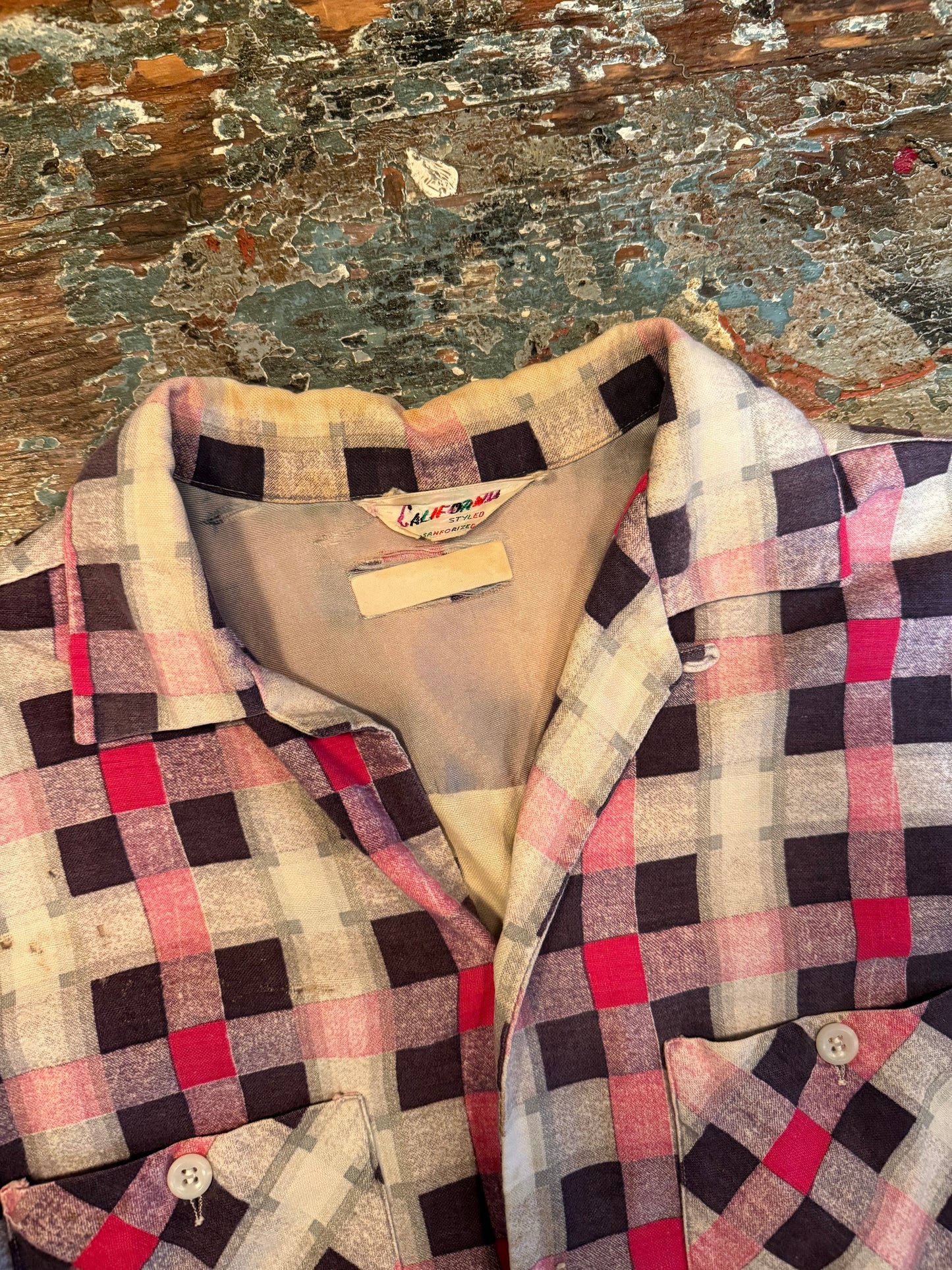 50s Printed Cotton Flannel