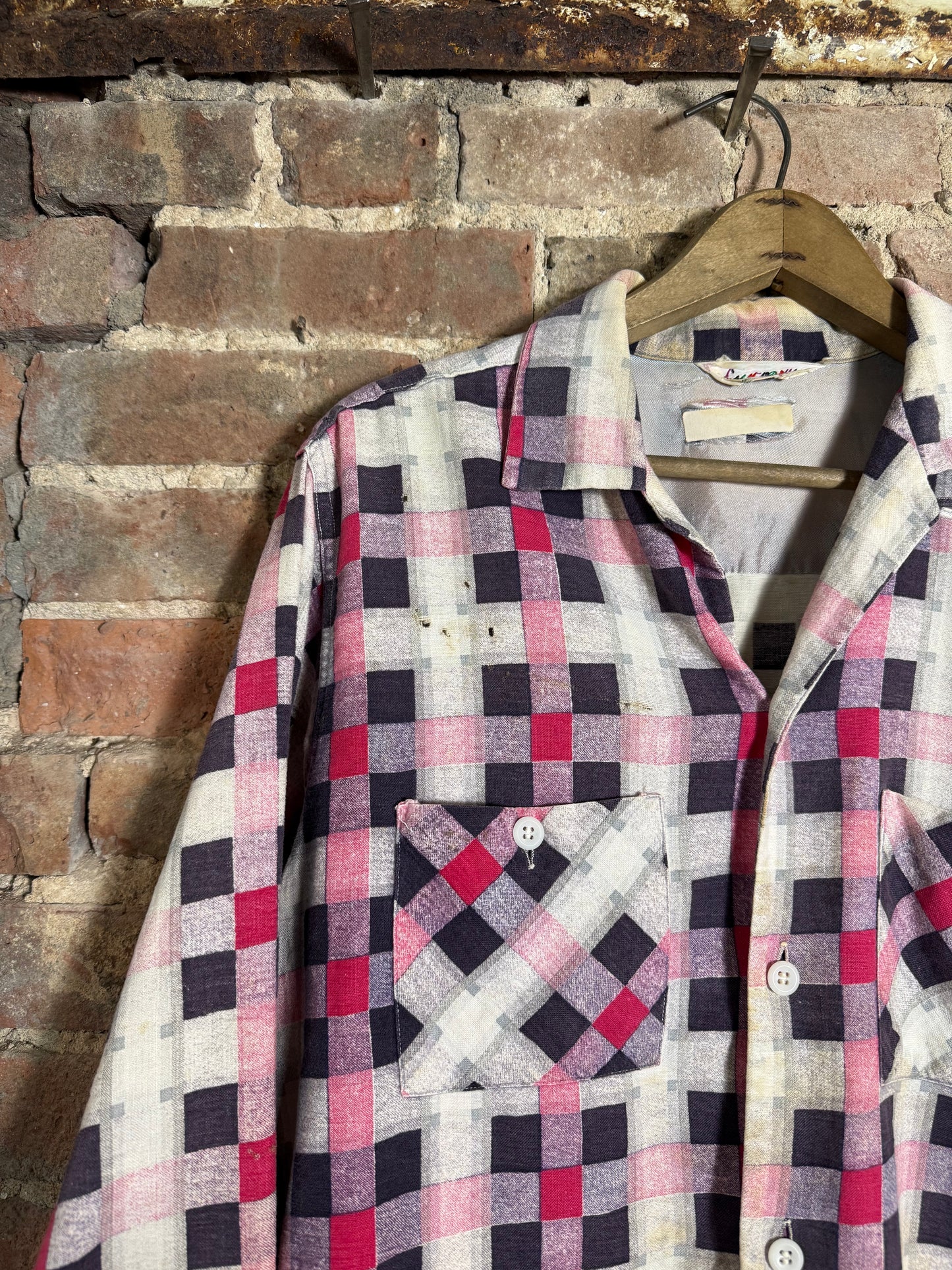 50s Printed Cotton Flannel
