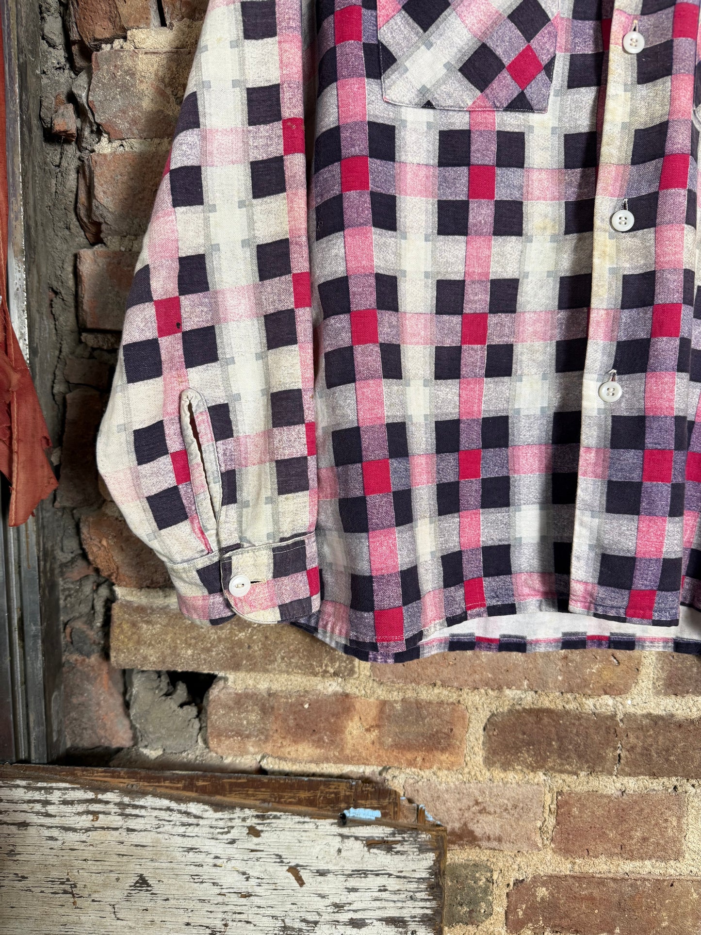 50s Printed Cotton Flannel