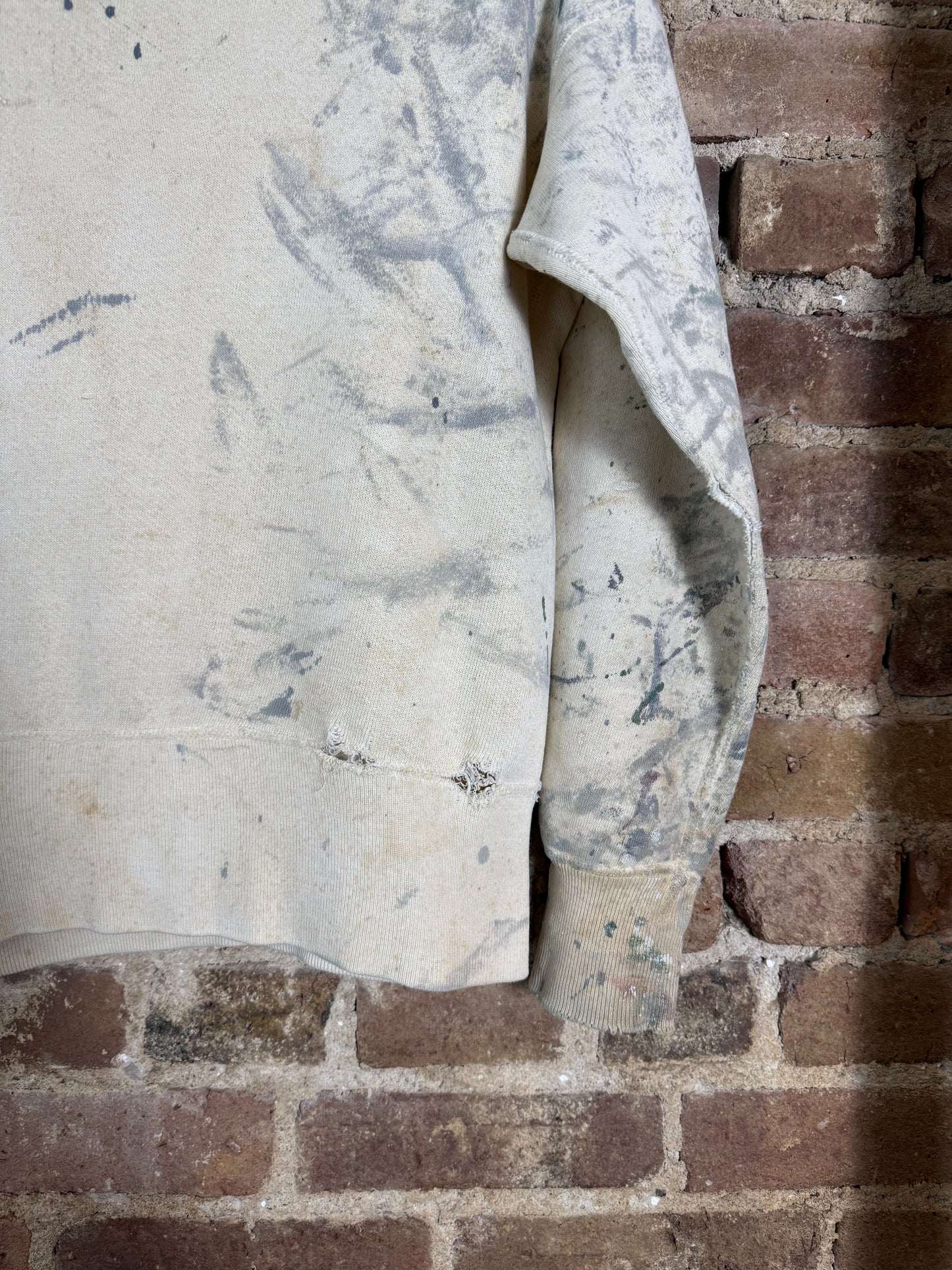 50s Single V Paint Splattered Sweatshirt