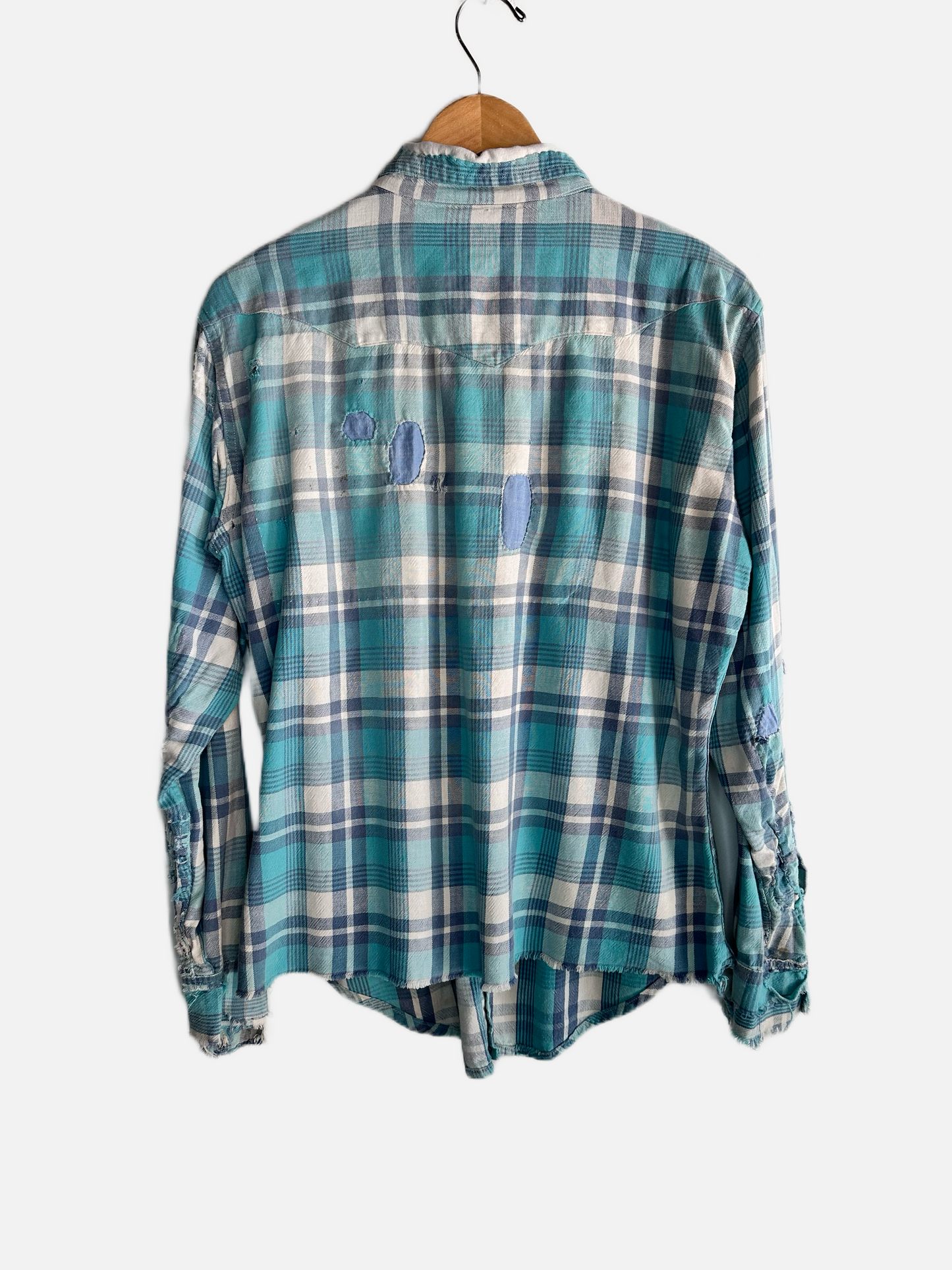 50s Wrangler Blue Bell Flannel Western Shirt