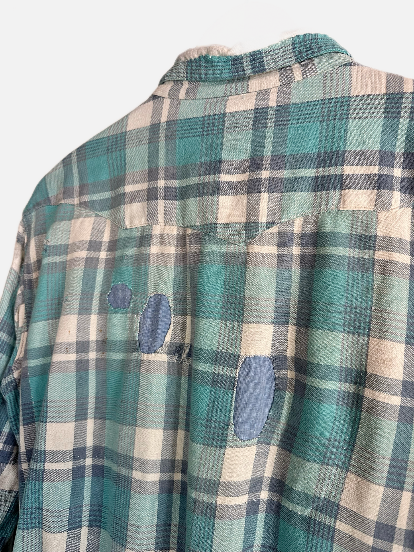 50s Wrangler Blue Bell Flannel Western Shirt