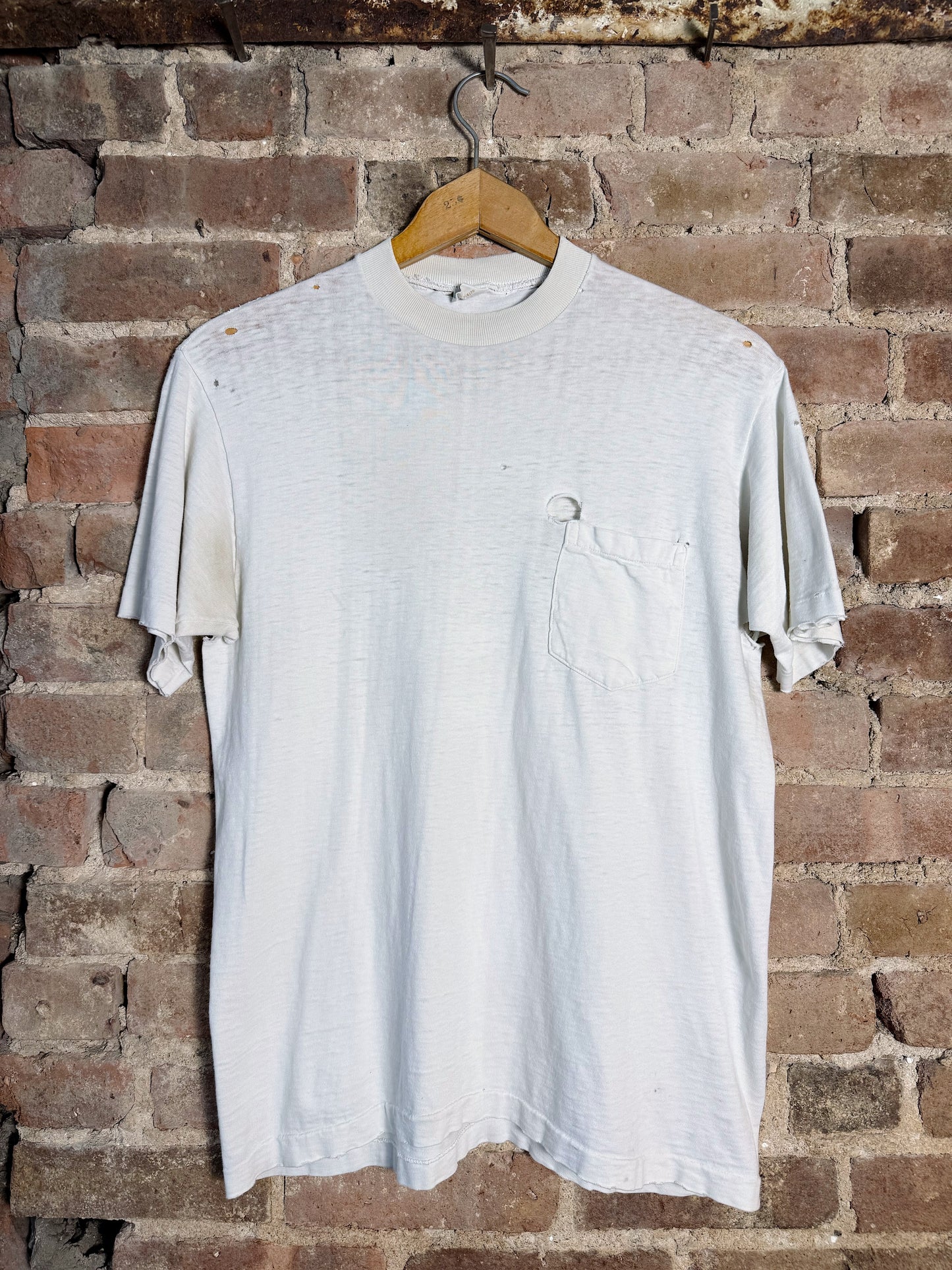 70s Distressed Pocket Tee