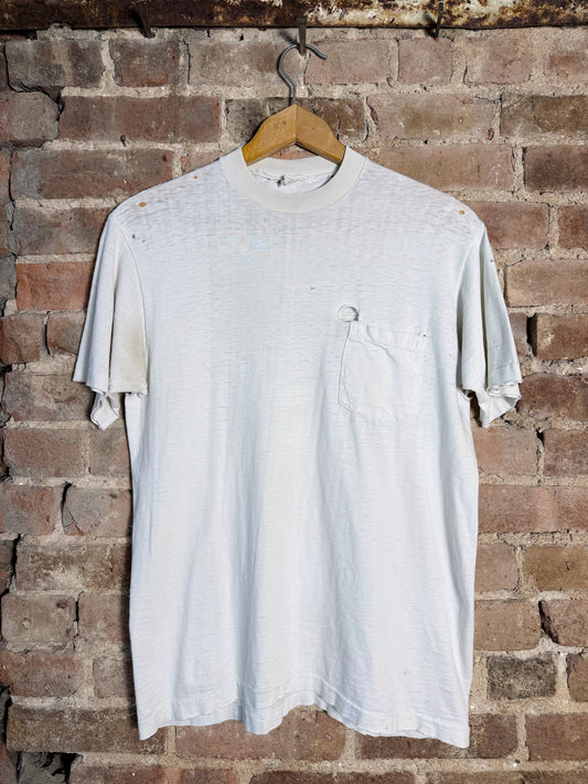 70s Distressed Pocket Tee