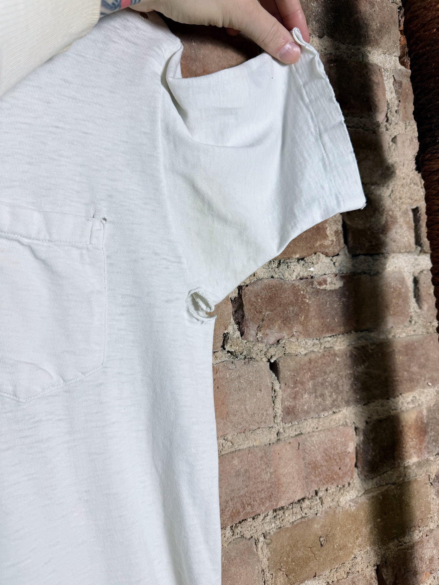 70s Distressed Pocket Tee