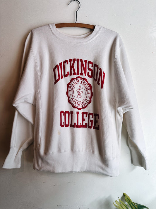 dickinson college reverse weave sweatshirt front view 