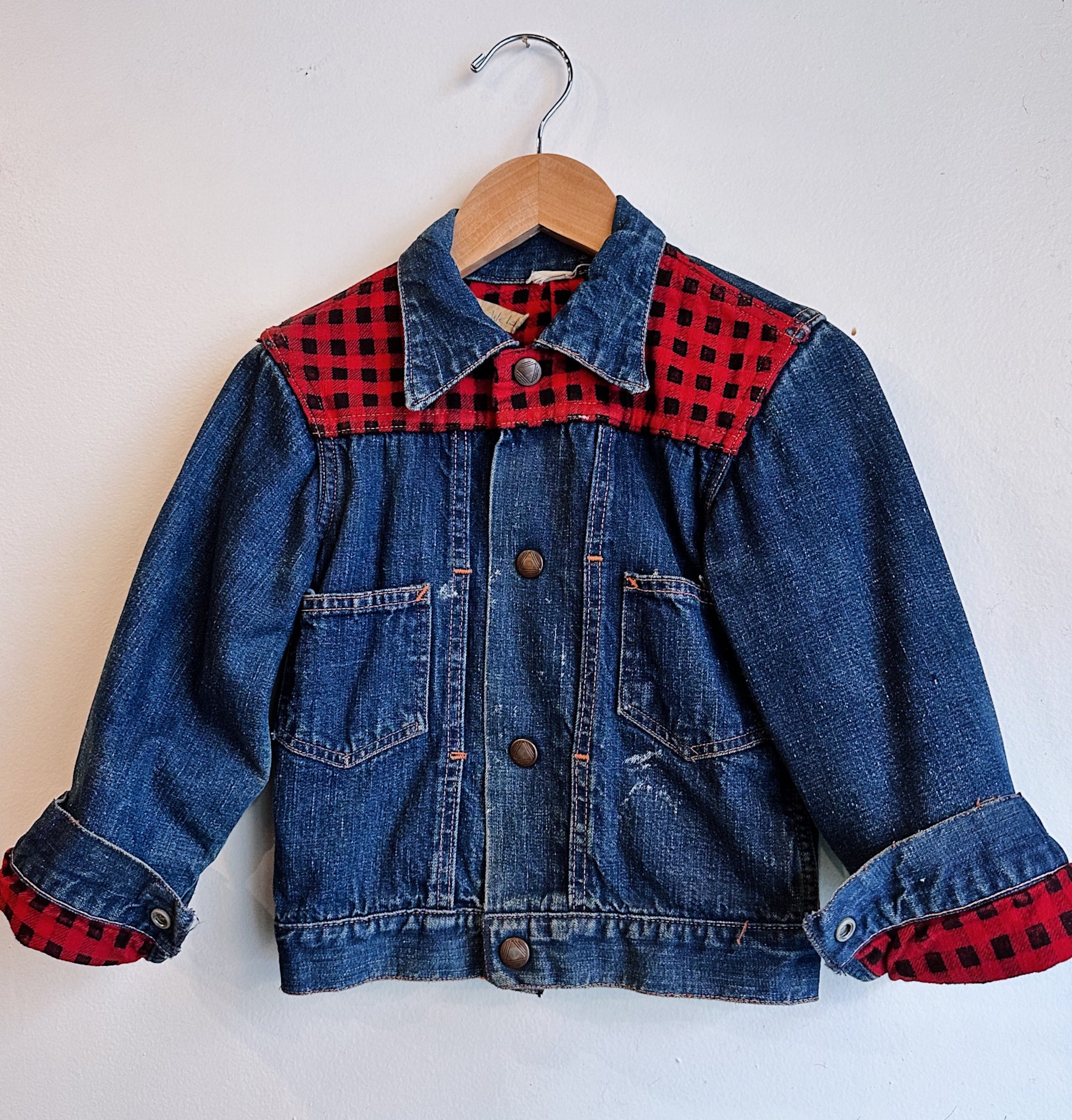 kids denim jacket from the 1950s 
