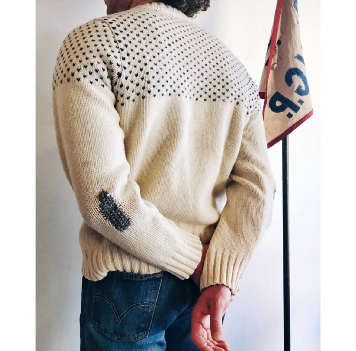 Sweater reknitted 