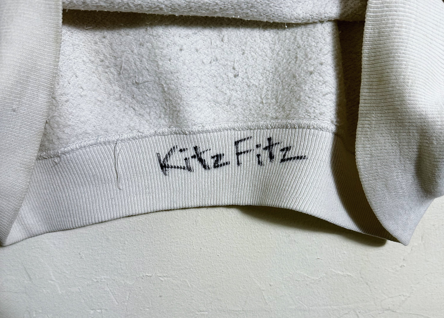 Kitz Fitz Hand Drawn Kilroy Half Zip Sweatshirt