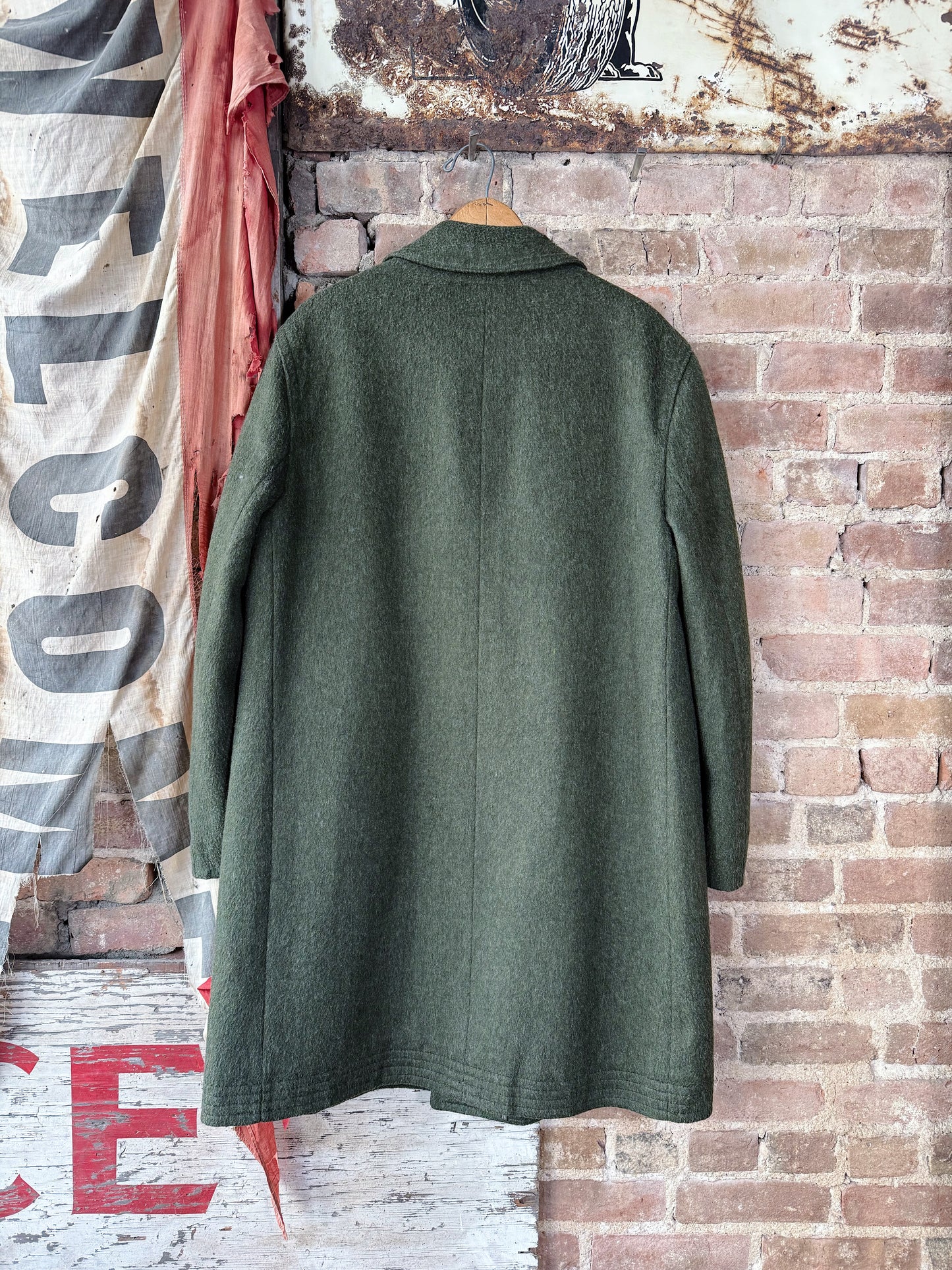 Loden Wool Overcoat