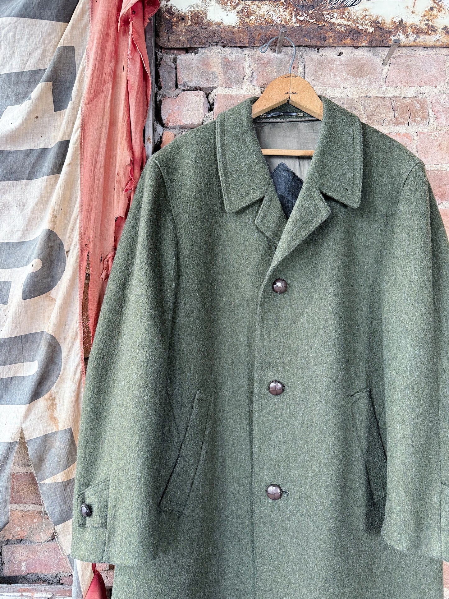 Loden Wool Overcoat