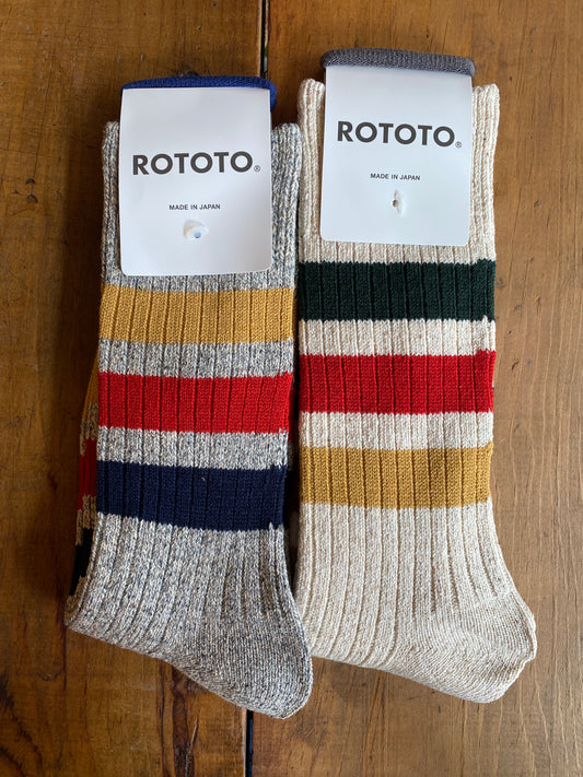 Rototo Park Stripes Socks