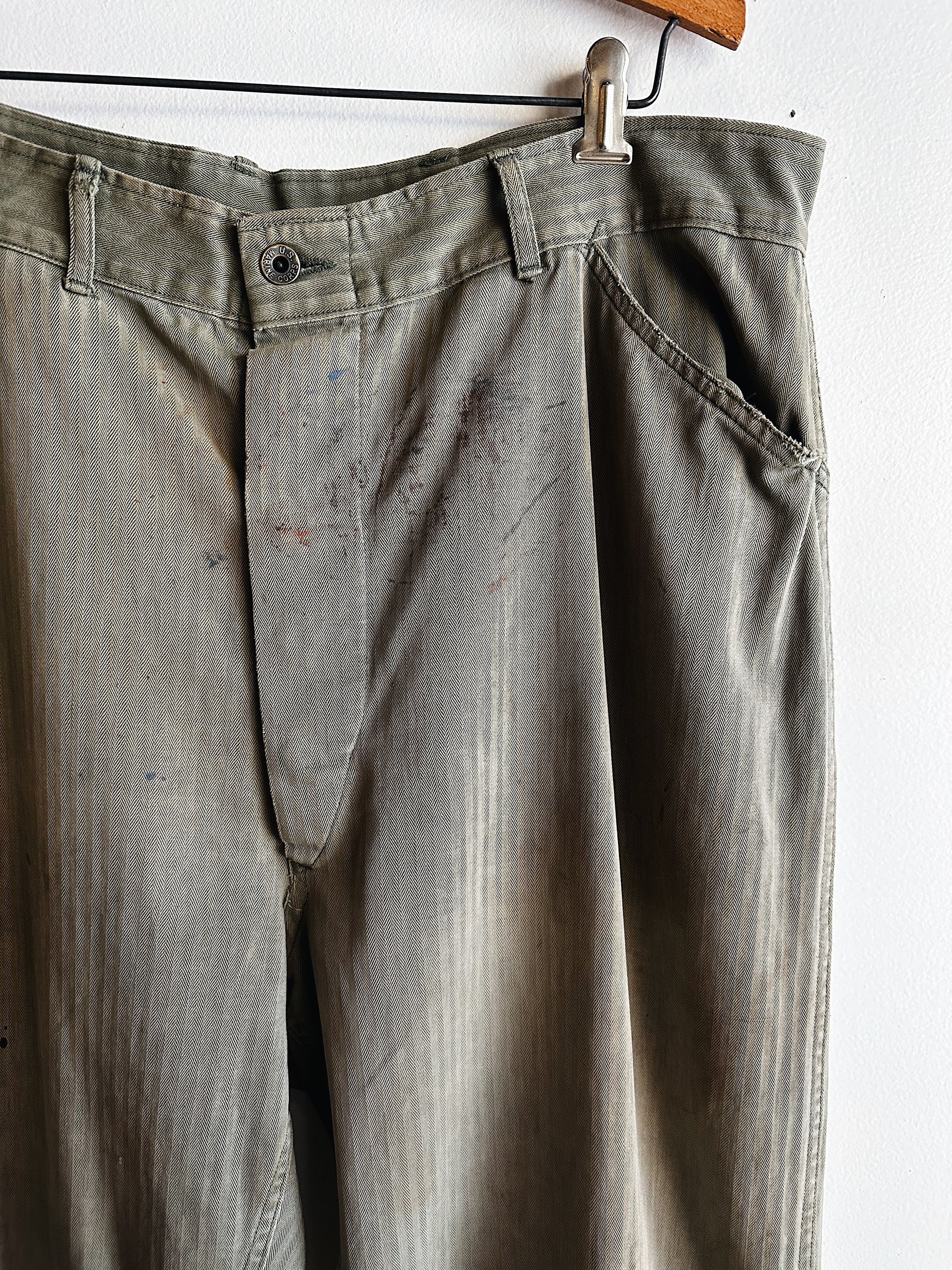 usmc p47 trousers front details 